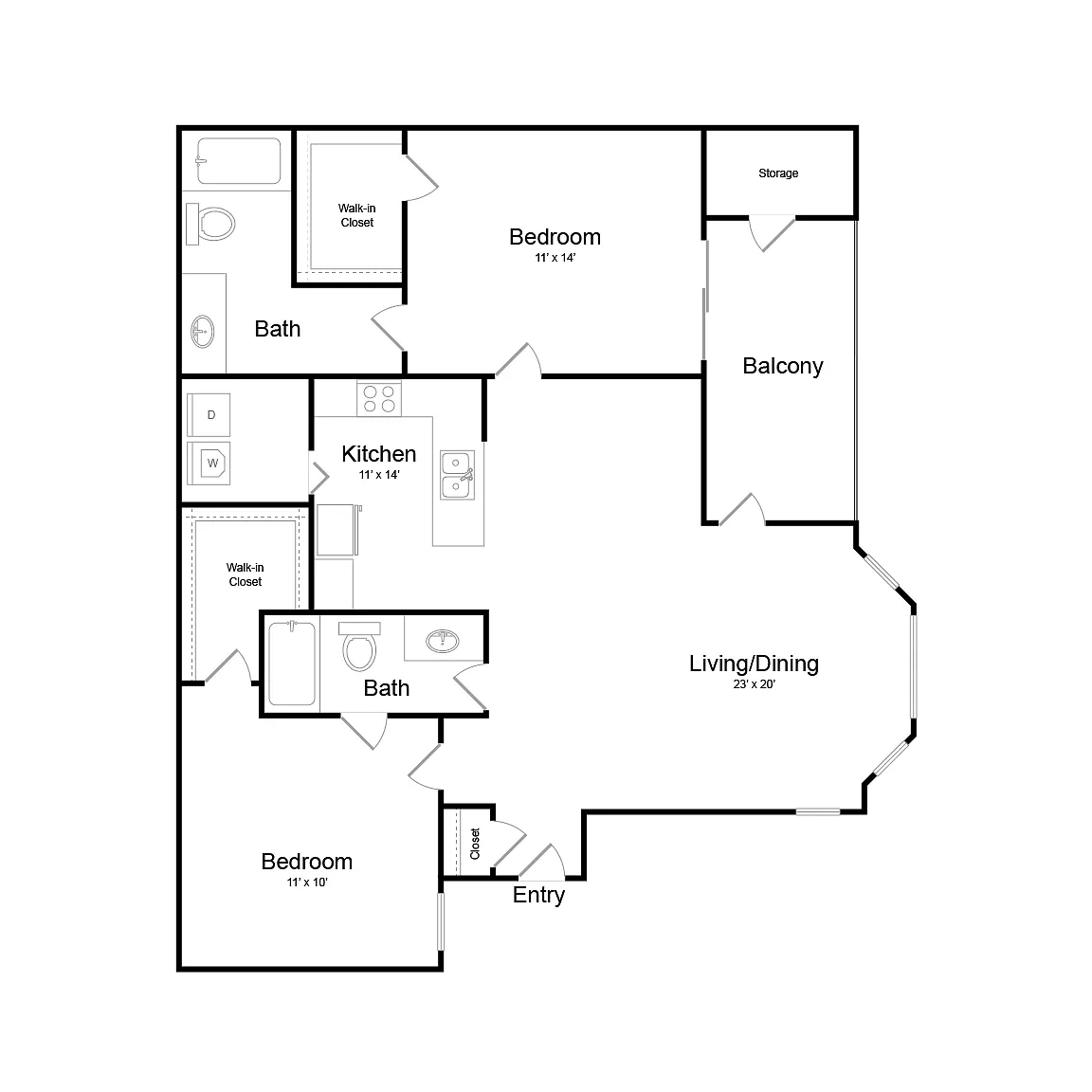 Floor plan B3