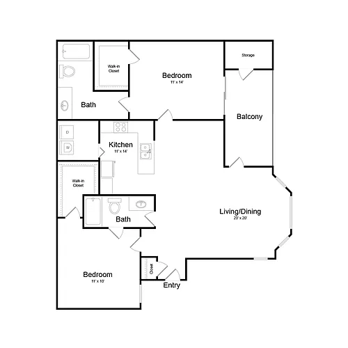 Floor plan B3