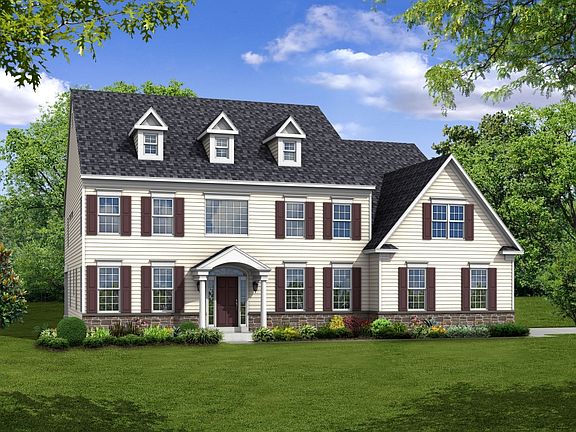 Traditional Oakmont Floor Plan New Construction Home Montgomery County PA From Hallmark Homes