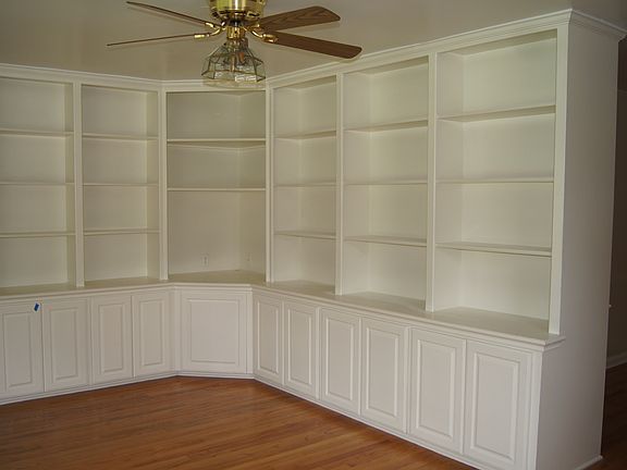 Built ins in the Living Room