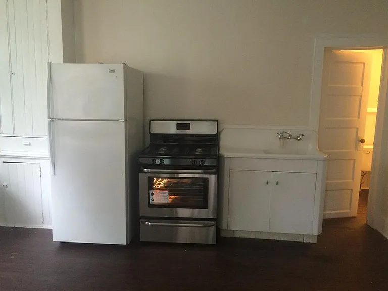 Kitchen, looking from living room.
