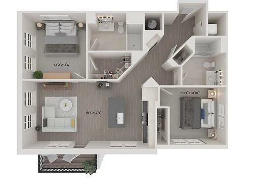 Floor plan D2