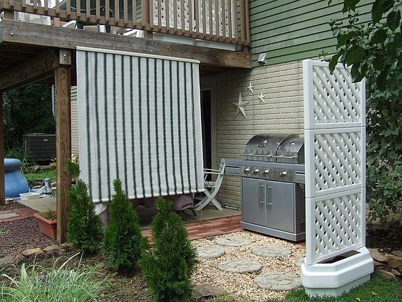 Underneath deck area