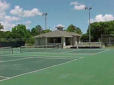 Community tennis courts