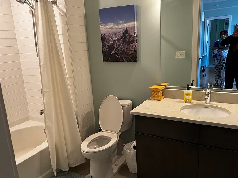 2nd Bathroom outside Bedroom #2.
