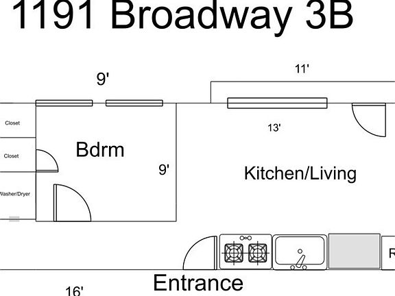 2nd image of 1191 Broadway #3B