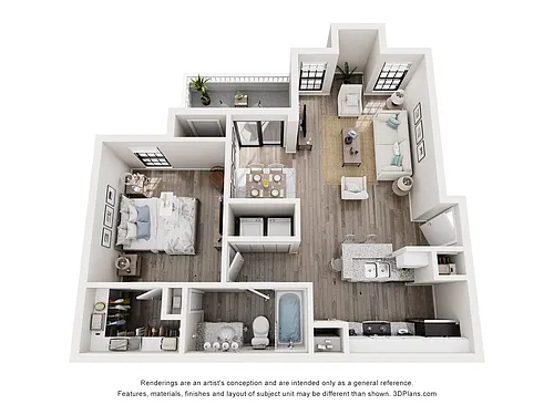 Floor plan Elm - A3A