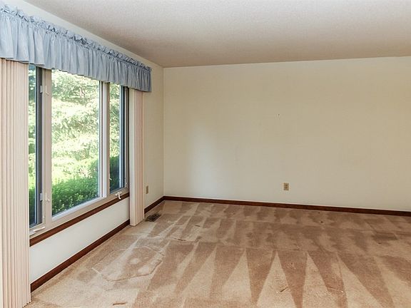 big picture window in this formal living room