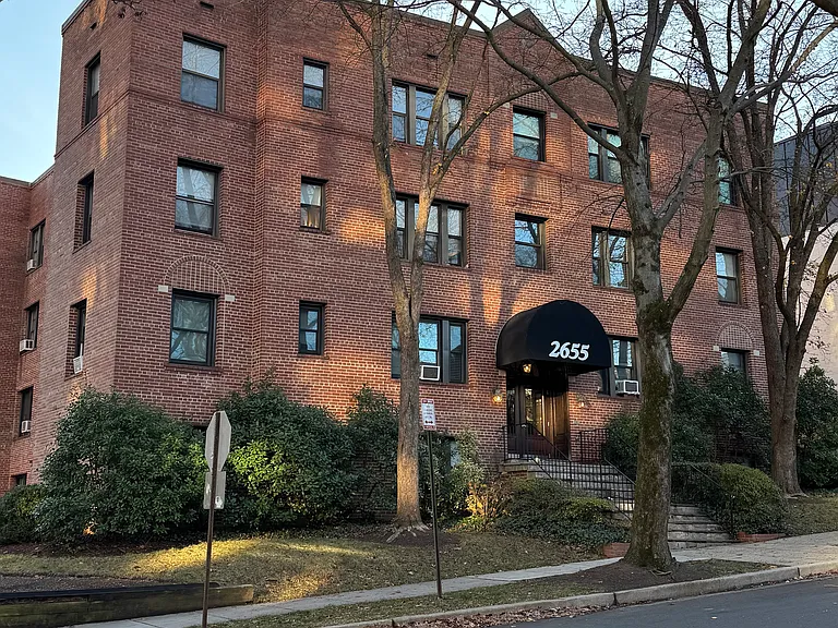 front of building