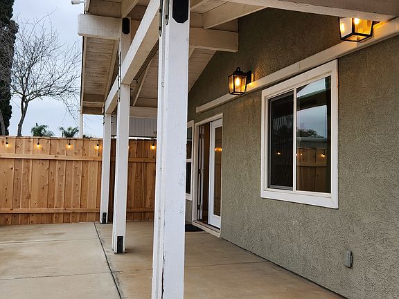 Private patio.