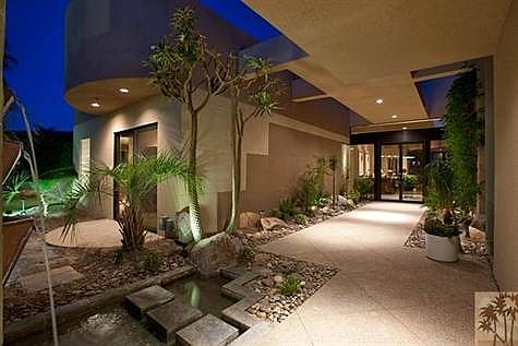 Stunning entry courtyard.