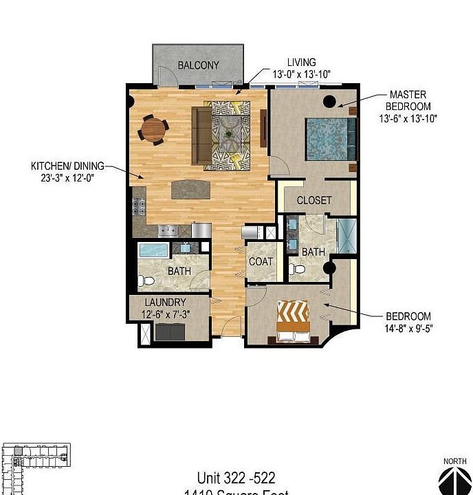 1st image of 1240 S 2nd St Unit 322