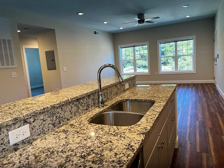The open floor plan creates spaciousness & is great for entertaining.