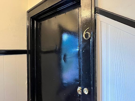 Front door of the apartment