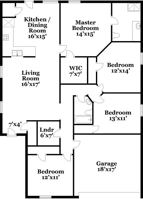 4 bed, 2.0 bath, 1645 sqft, $2,110 — Photo 2