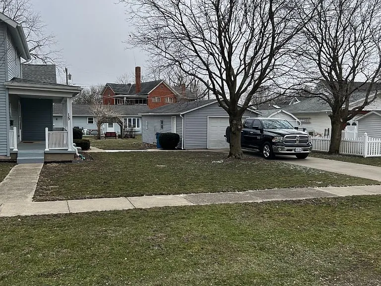 Street view of garage