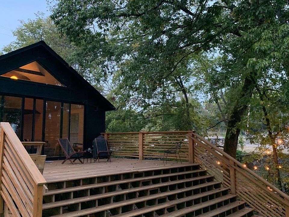 House and deck.