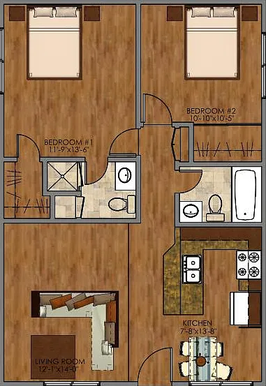 2 bed, $1,895 — Photo 2