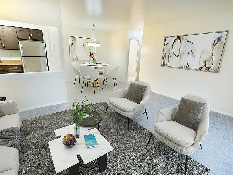 Living Room Staged Living Room Staged