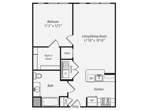 Floor plan A4-720-NoBalcony