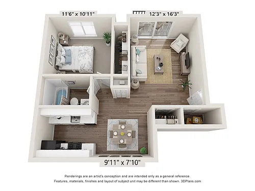 Floor plan Mina at Golden Gate