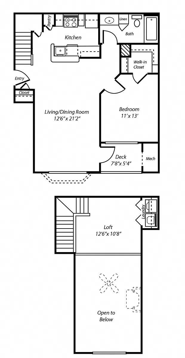 Floor plan A1L The Berkshire Loft