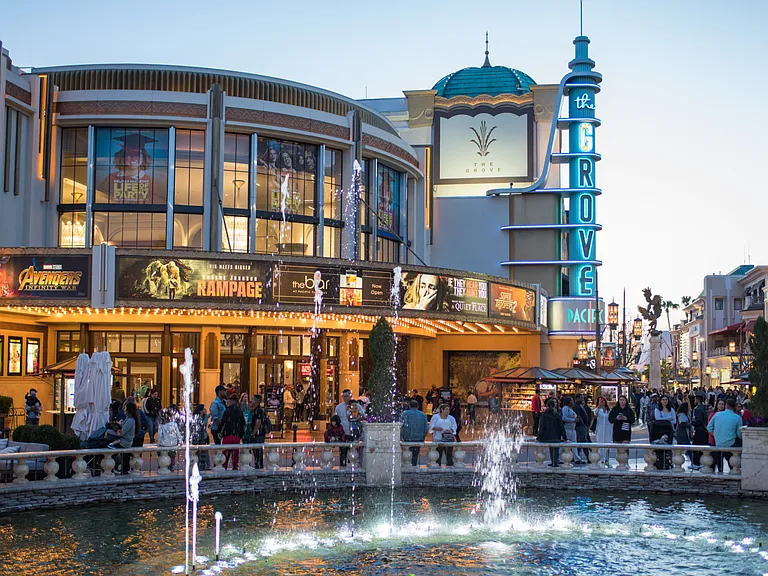 The Grove is within walking distance and offers fun outdoor shopping and dining