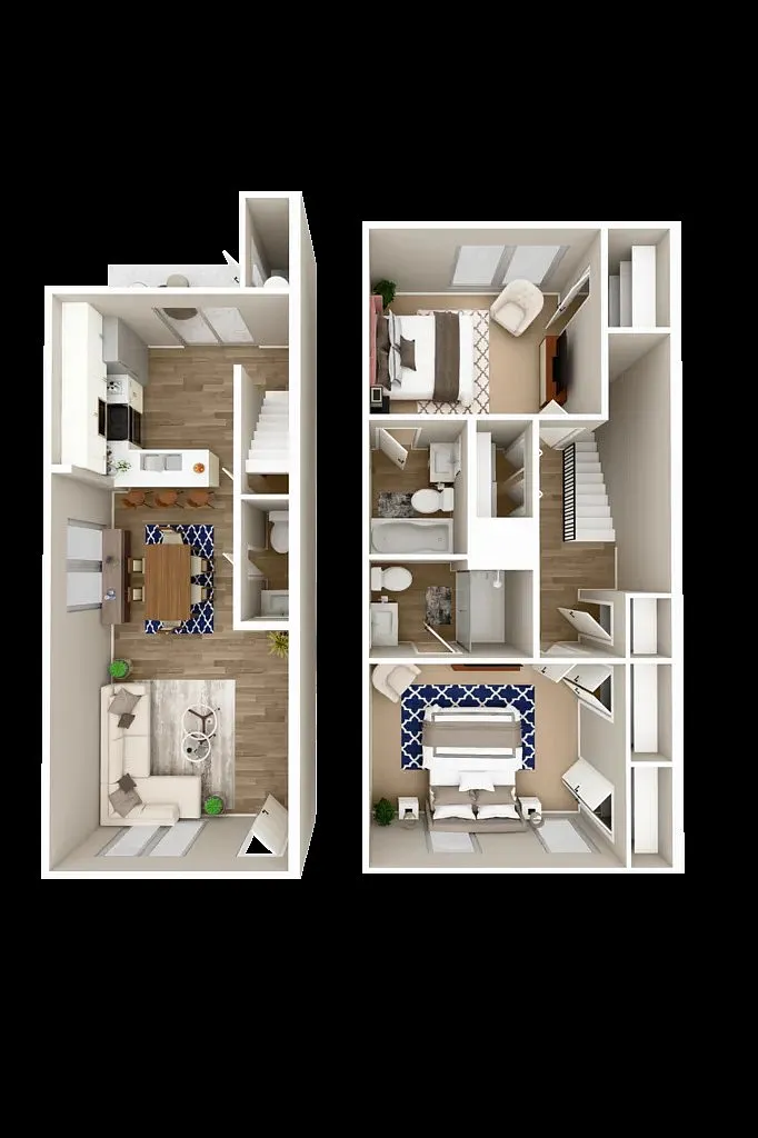 Floor plan Two Bedroom