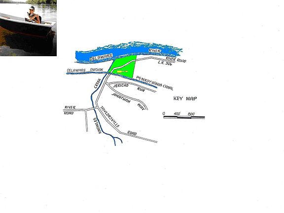 Site plan, river frontage