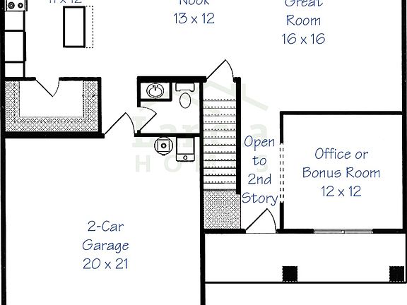 3rd Bay not shown on illustration