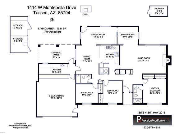5th image of 1414 W Montebella Dr