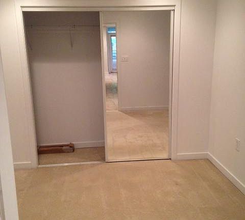 Bedroom with closet.