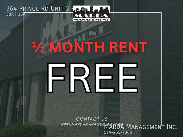 364 Prince Rd Unit 3, Windsor, ON N9C 2Y6