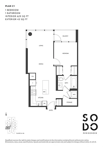 Floor plan 610
