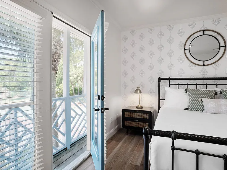 Master bedroom with king bed upstairs