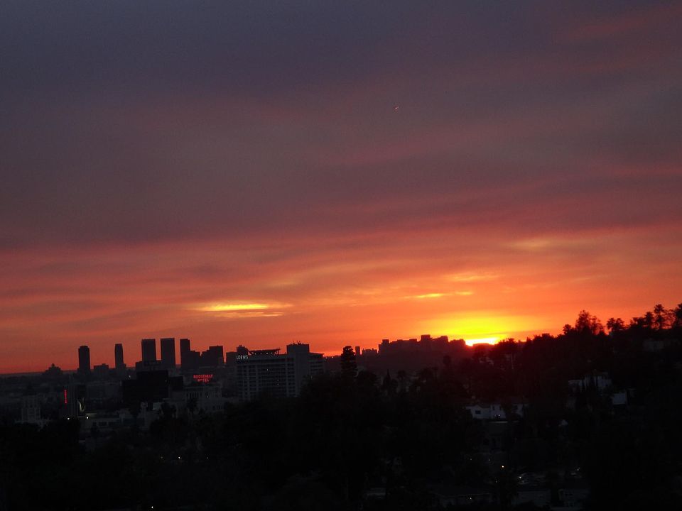 On top of the hill with dramatic city and ocean views close to bustling Hollywood. But you can enjoy your own very private enclave above it all.