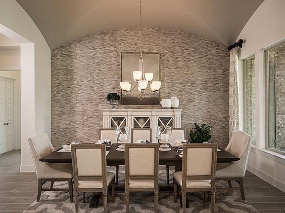 Fulshear Run Soave Model Home Plan Dining Room