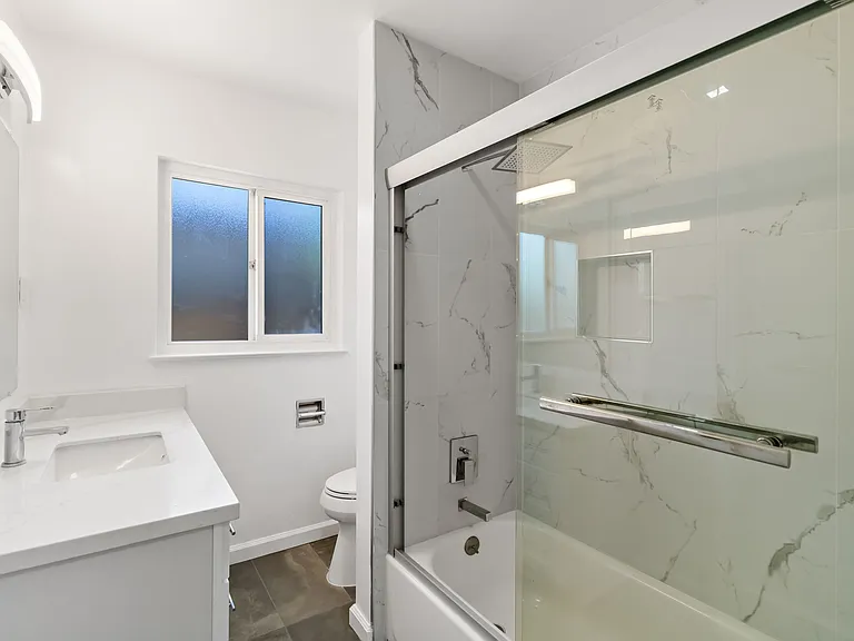 Completely remodeled bathroom