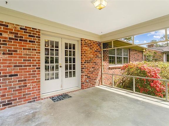French doors lead to dining room