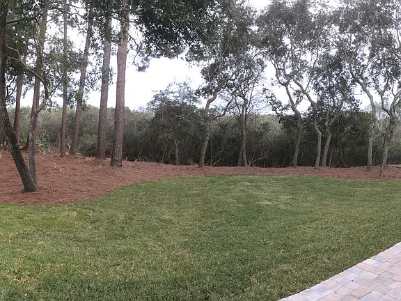 Spacious backyard