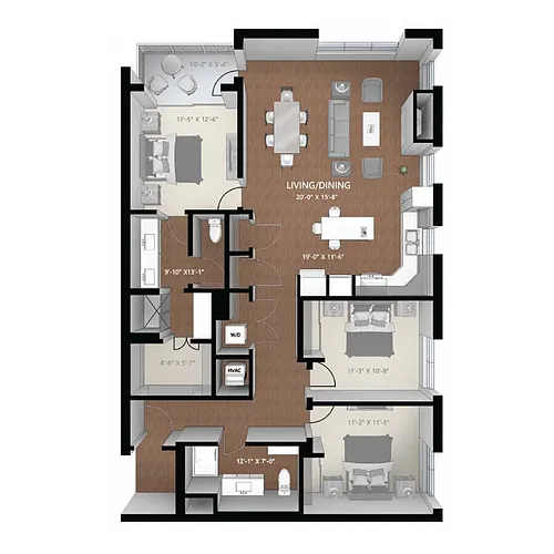Floor plan Brownsville