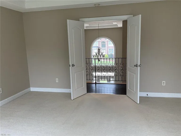 Theater/Game room overlooking front entrance