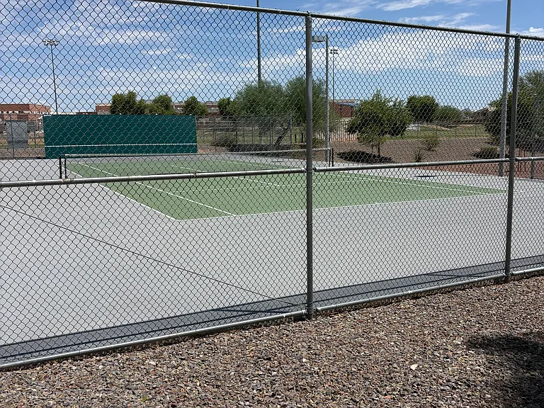 Tennis courts at park