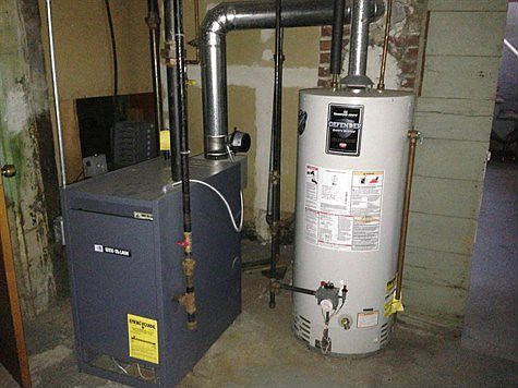 Furnace and hotwater for downstairs