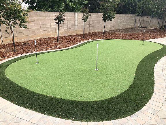 Pro putting green