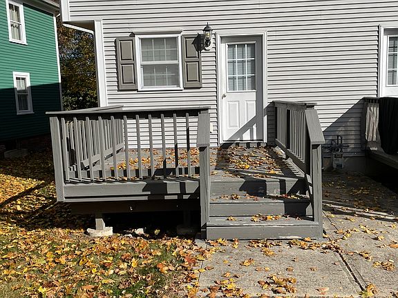 Back Deck/Patio. Entry into Kitchen
