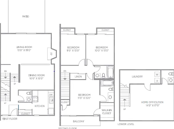 Three Bedroom Three Bedroom