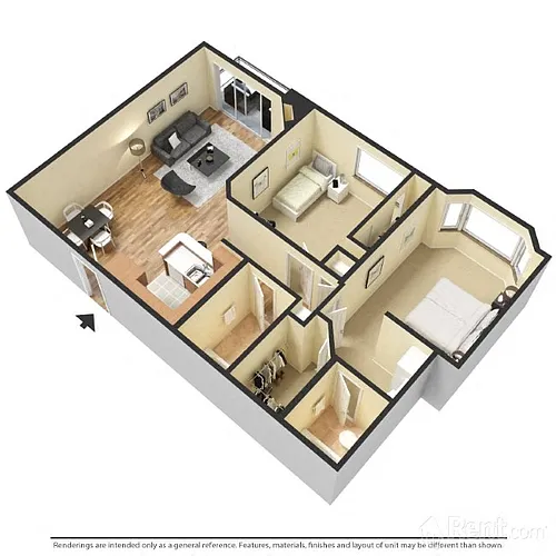 Floor plan 2B