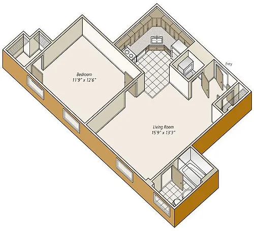 Floor plan A21