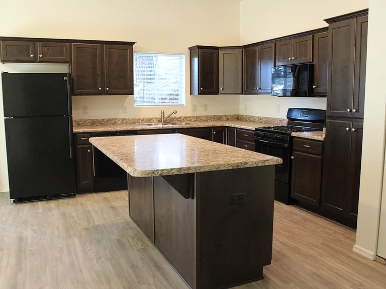 kitchen with island
